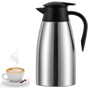 68oz Thermal Coffee Carafe Stainless Steel Vacuum Insulated Kettle 2L